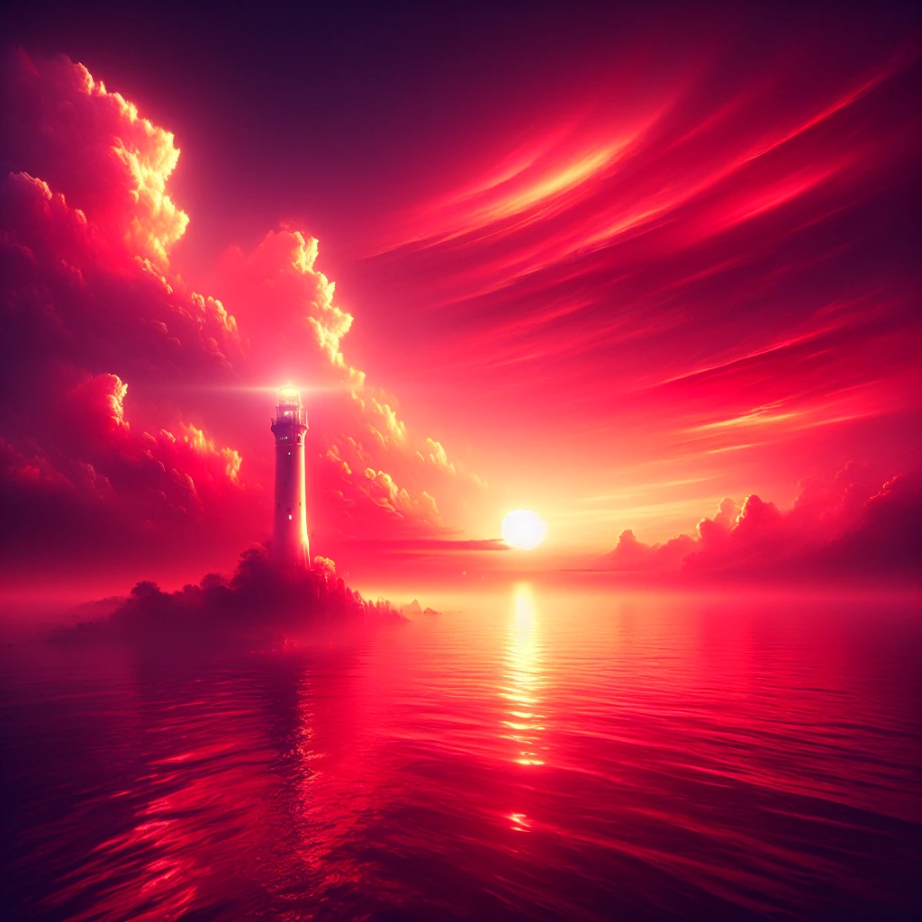 Cielo rosso