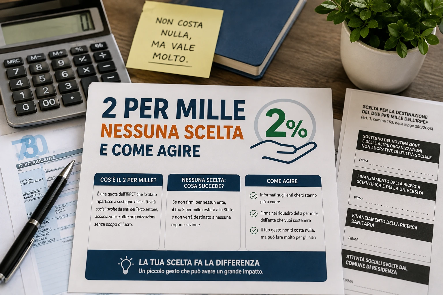2 per mille nessuna scelta e come agire